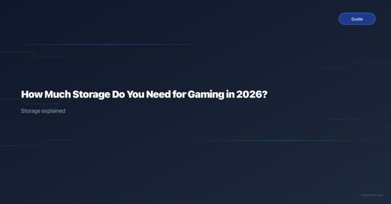 How Much Storage Do You Need for Gaming in 2026?